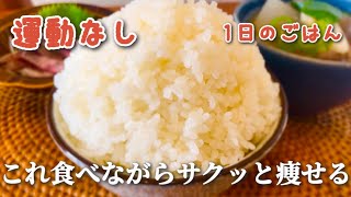 運動なし！12キロ痩せた主婦🍚短期で2〜3キロさくっと痩せたい人のためご飯\u0026生活【お米食べるダイエット】