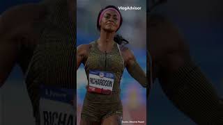 USA's Sha'Carri Richardson, Women's Olympics Track and Field 100m Qual