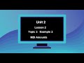 MDI Application - Example2 Amounts