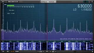 630kHz KUAM　夕方は混信が少ない？　2018/01/01