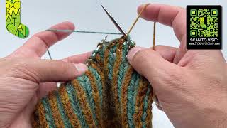 Blip-Free Left-Leaning Single Decrease with Set-Up — A Sockmatician Tutorial
