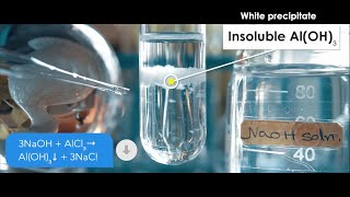 Does Sodium hydroxide (NaOH) and Aluminium chloride (AlCl3) forms a precipitate? | AlCl3+NaOH