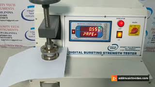 Bursting Strength Tester (Paper Testing)