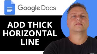 How to Add Thick Horizontal Line in Google Docs | Google Tutorial 2026