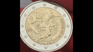 2020 France 2 Euro - 50th Anniversary - Death of Charles de Gaulle