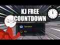 KJ FREE COUNTDOWN + RELEASE DATE (The Strongest Battlegrounds)