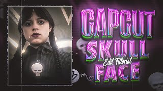 How To Make Skull Face Edit In Capcut Tutorial || DarkJen