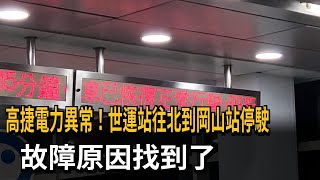 高雄捷運恢復全線正常營運　平均班距約為8～10分鐘－民視新聞