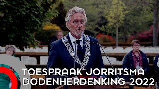 Toespraak John Jorritsma Dodenherdenking Eindhoven 2022