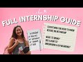 Everything You Should Know Before An Internship *part 2*