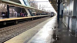 Amtrak Trains at Route 128 Station