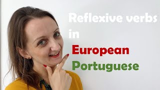 6 common reflexive verbs in European Portuguese. Conjugation and examples
