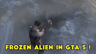 GTA 5 Easter Eggs - Frozen Alien in GTA 5 - (  Aliens in GTA V  )