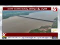 మేడిగడ్డ లక్ష్మీ బ్యారేజ్‌కు జలకళ heavy flood to kaleshwaram dam medigadda @6tv