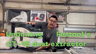 Unboxing Festool’s CT-15E HEPA Filter dust extractor