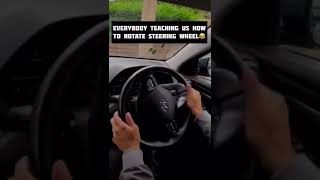 heavy driver 😎😎 || one hand rotate steering #shorts #youtubeshorts #heavydriver #feel #driving #car