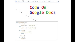 Coding on Google Docs