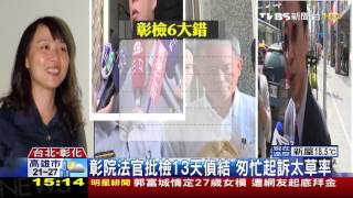 【TVBS】96頁判決書判頂新無罪　法官：不媚輿論