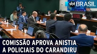 Comissão aprova anistia a policiais do massacre do Carandiru | SBT Brasil (02/08/22)