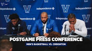 Men's Basketball - Postgame Press Conference vs. Creighton