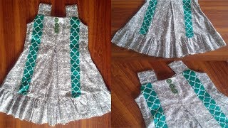 plate wali frock design