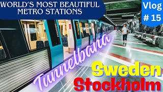 Tunnelbana | Explore world's most beautiful Metro Stations | Stockholm : Sweden