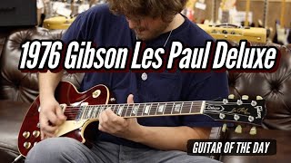 1976 Gibson Les Paul Deluxe Burgundy | Guitar of the Day