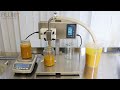 filling machine bottling machine fillogy bottling of pumpkin soup