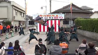 粋「残心」　市比野温泉よさこい祭り　下の湯会場　japanese festival yosakoi in satsumasendai