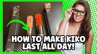 New KIKO Milano Unlimited Double Touch Lipstick Review | Liquid Lipsticks 2024