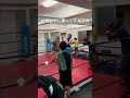 45歳おやじ青ヘッドギアのワンツーボディ おやじボクシング boxing ボクシング