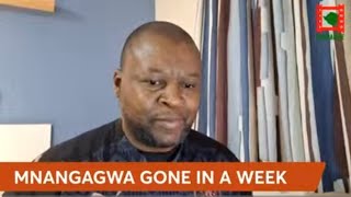 WATCH LIVE: Mnangagwa government to collapse in a week