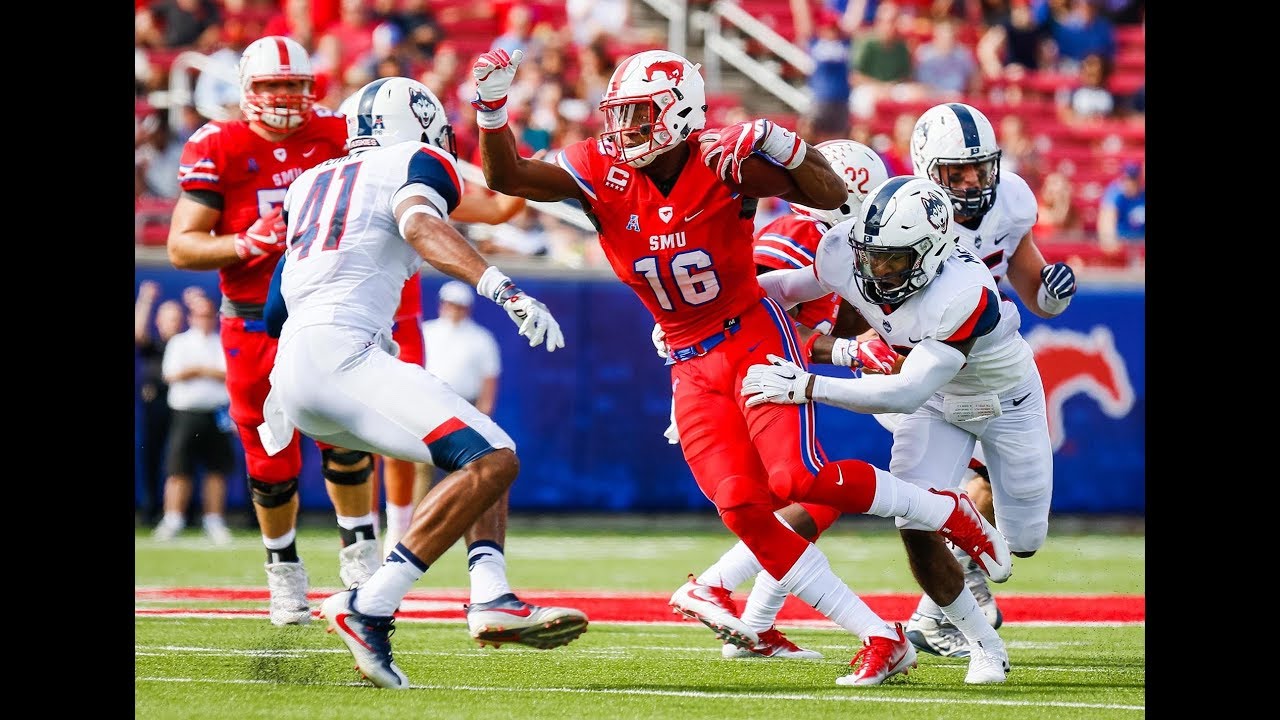 Football Highlights Smu 49 Uconn 28 Youtube