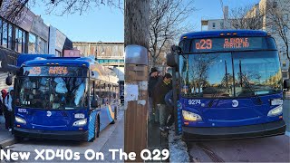 MTA New 2023-2024 New Flyer Xcelsior XD40s on the Q29 Route