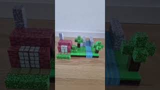 Mes constructions minecraft avec les blocs magnétiques #minecraft#gaming#short