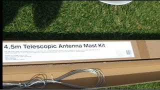 jaycar 4.5m aluminium antenna mast for portable/field day operations