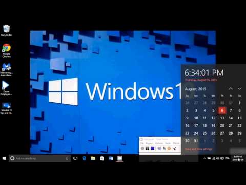 Windows 10 tips and tricks How to display a quick Calendar