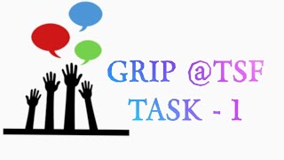 TASK - 1 GRIP @TSF | Data science & Business Analytics