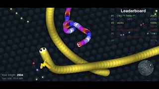 how i became the biggest snake | slither.io