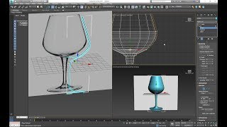 Autodesk 3ds Max object creation: Line and lathe modifier
