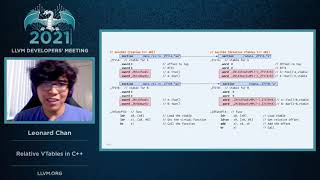 2021 LLVM Dev Mtg “Relative VTables in C++”