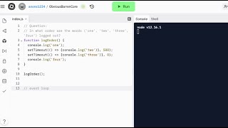 Cracking the JavaScript Coding Interview (Part 13) Solution: Log Order Function