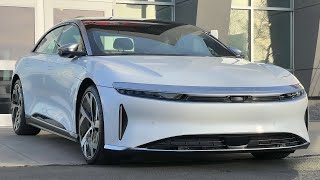 Production Lucid Air Highway and City Streets Drive