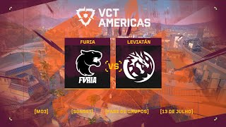 Leviatán Esports x FURIA (Mapa 1: Sunset) | VCT Americas