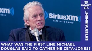 Michael Douglas had quite the line for Catherine Zeta-Jones