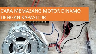 CARA MEMASANG MOTOR DINAMO MESIN CUCI