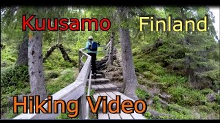 Kuusamo in Finland Pieni karhunkierros Hiking video