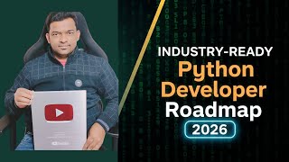 Python Developer Roadmap for 2026 | Industry-Ready Python Developer Roadmap 2026 #python