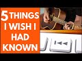 5 Things I Wish I Knew As A Beginner Guitarist