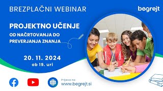 📢 Brezplačni webinar: Projektno učenje - od načrtovanja do preverjanja znanja 📢